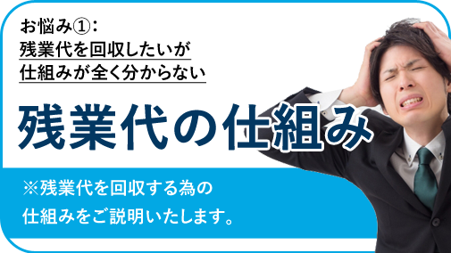 残業代を回収したいが仕組みが全く分からない